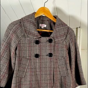 Short tweed dress jacket